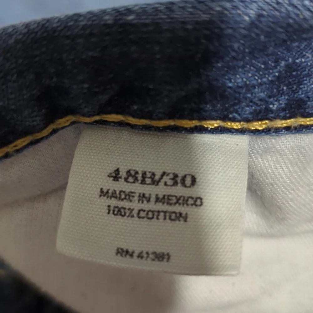 Polo Ralph Lauren Authentic Dungarees Medium Blue Mens Jeans Size 48 - Picture 8 of 8